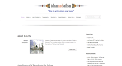 Desktop Screenshot of islamandsufism.org