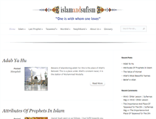 Tablet Screenshot of islamandsufism.org